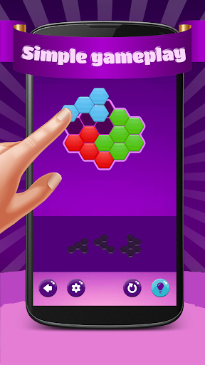 Hexa Puzzle Hero - عکس بازی موبایلی اندروید