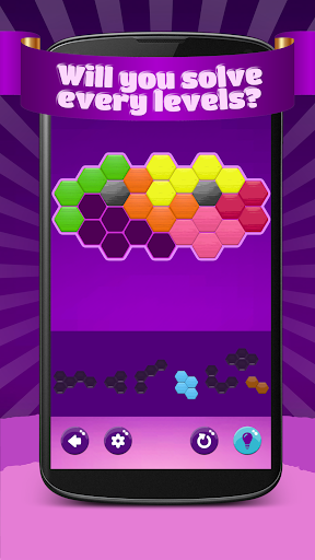 Hexa Puzzle Hero - Gameplay image of android game