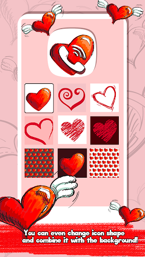 Love Heart App Icon Maker - Image screenshot of android app