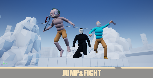 Fall and Jump online ragdoll - عکس برنامه موبایلی اندروید