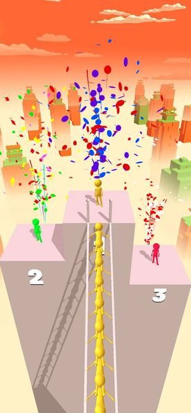 Human Bridge Race - Gameplay image of android game