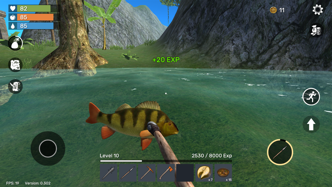 Uncharted Island Survival - Gameplay image of android game