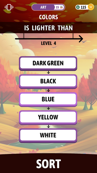 Break It Down - Word Sort Quiz - عکس بازی موبایلی اندروید