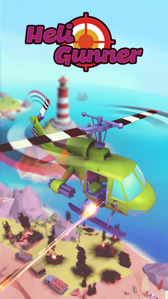 Heli Gunner 2: chopper shooter - Gameplay image of android game