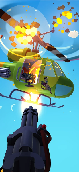 Heli Gunner 2: chopper shooter - Gameplay image of android game