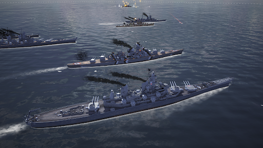 Warship Fleet Command : WW2 - Gameplay image of android game