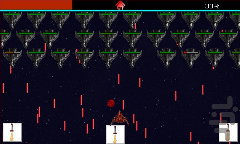 نبرد فضایی - عکس بازی موبایلی اندروید