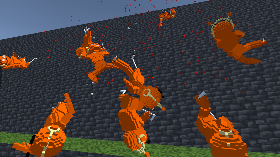 Ragdoll Pixel Crash - Gameplay image of android game