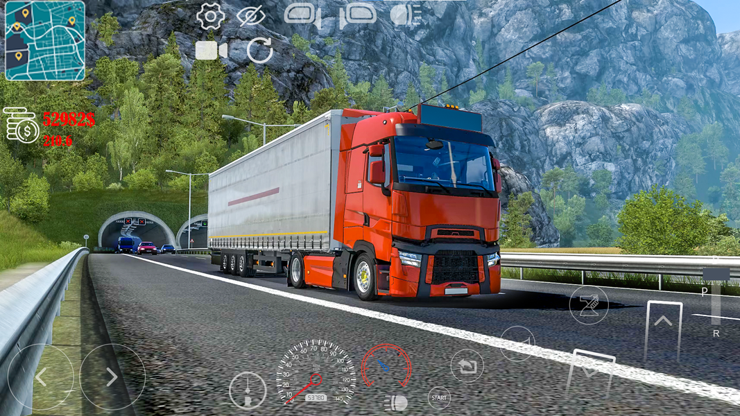 Truck Driving Game Offline - Gameplay image of android game