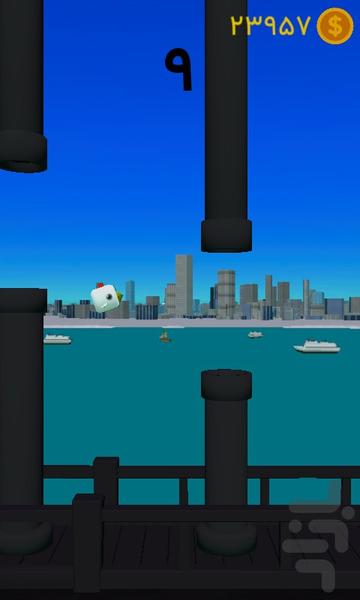 پرنده مربعی - عکس بازی موبایلی اندروید