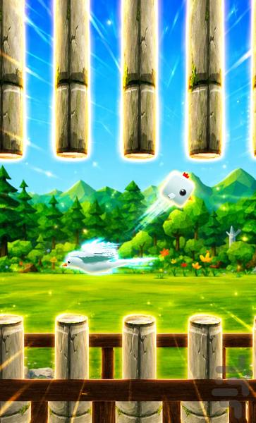 Flappy Square Bird - Gameplay image of android game