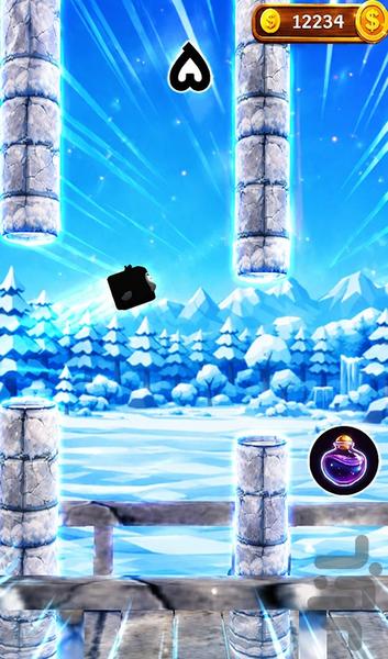 Flappy Square Bird - Gameplay image of android game