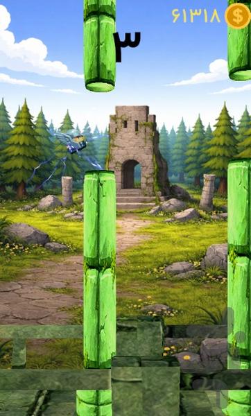 Flappy Square Bird - Gameplay image of android game