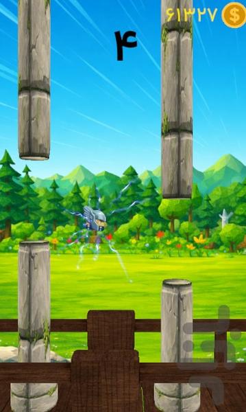 Flappy Square Bird - Gameplay image of android game