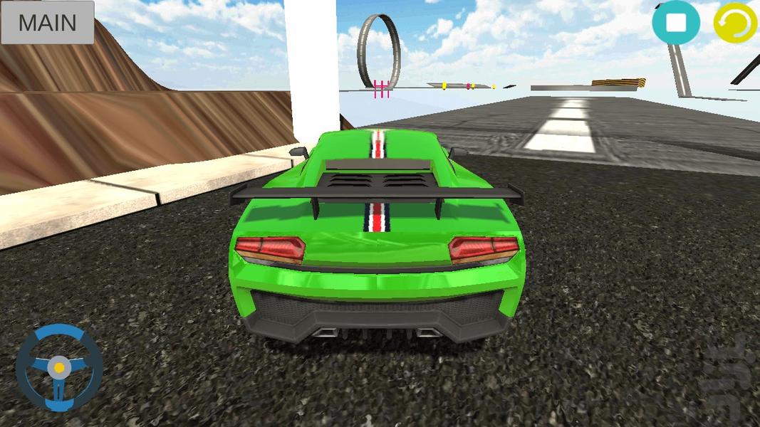 car and ramps pro - Gameplay image of android game