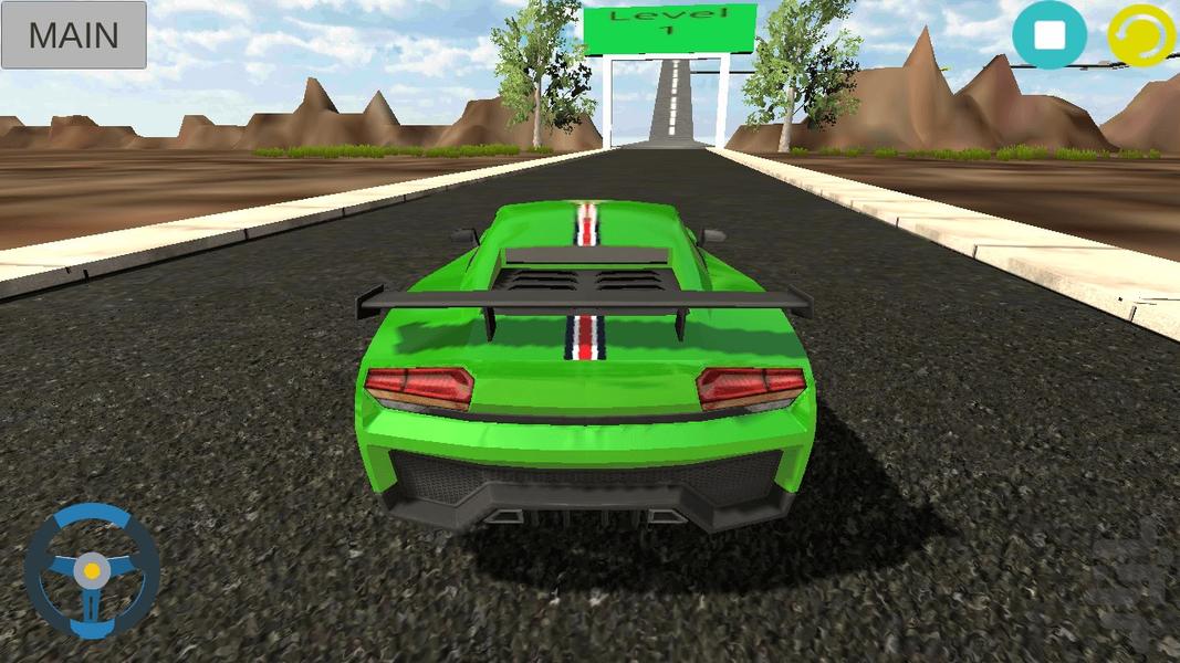 car and ramps pro - Gameplay image of android game