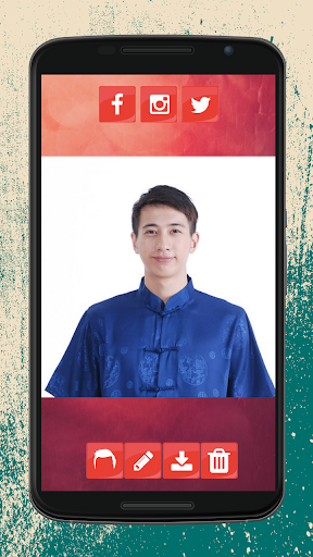 Man Hair Salon Photo Camera - عکس برنامه موبایلی اندروید