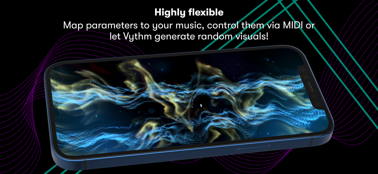 Vythm VJ - Music Visualizer DJ - عکس برنامه موبایلی اندروید