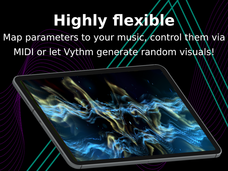 Vythm VJ - Music Visualizer DJ - عکس برنامه موبایلی اندروید