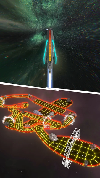 Space Racer - Galaxy Racing - Gameplay image of android game
