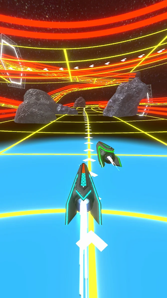 Space Racer - Galaxy Racing - Gameplay image of android game