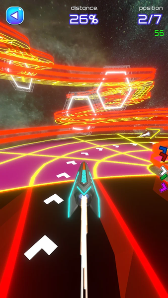 Space Racer - Galaxy Racing - Gameplay image of android game