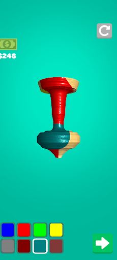 Wood Turning carving - Paint Shop - Gameplay image of android game