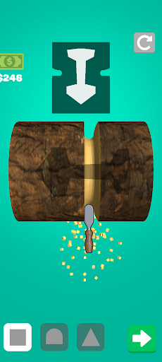 Wood Turning carving - Paint Shop - Gameplay image of android game