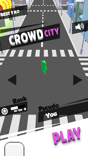 Crowd Follow - City Of Wars - Gameplay image of android game