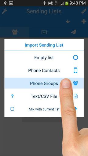 Multi SMS & Group SMS PRO - عکس برنامه موبایلی اندروید