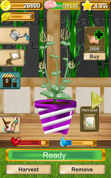 Plants Shop : App of growing a - Gameplay image of android game