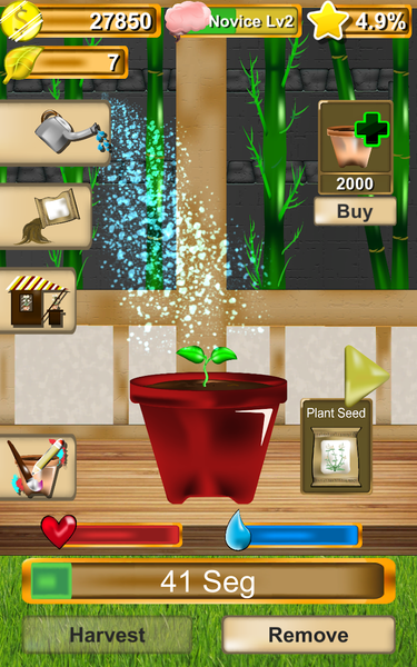 Plants Shop : App of growing a - Gameplay image of android game