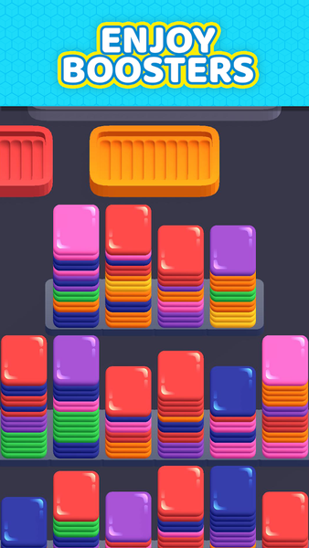 Sort Dash: Color Match! - Gameplay image of android game