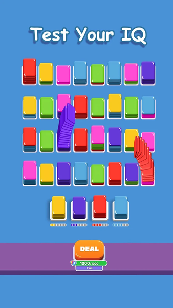 Card Shuffle Sort - Gameplay image of android game
