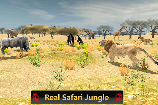 Wild Lion Safari Simulator ۳D: ۲۰۲۰ Season - عکس بازی موبایلی اندروید