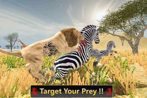 Wild Lion Safari Simulator 3D: 2020 Season - Gameplay image of android game
