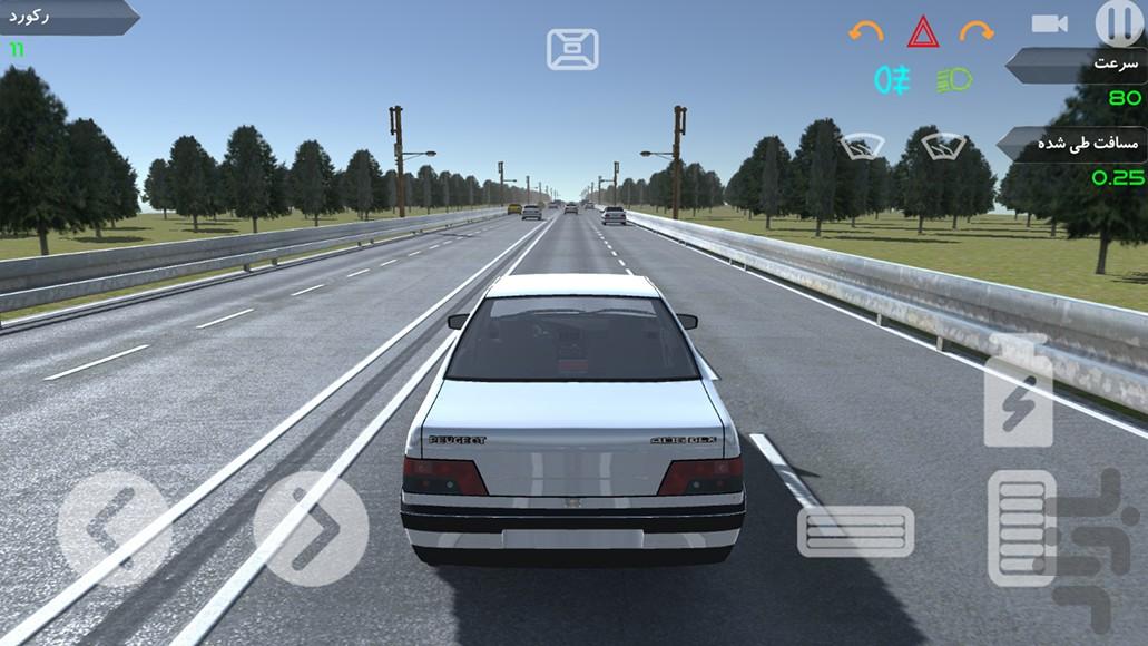 لایی در جاده - Gameplay image of android game