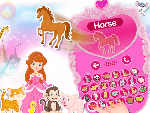 Pink Baby Princess Phone - Gameplay image of android game