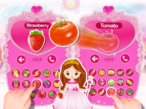 Pink Baby Princess Phone - Gameplay image of android game