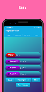 skrivning Rindende Geologi Magnetic Sensor - Magnetometer Sensor for Android - Download | Cafe Bazaar