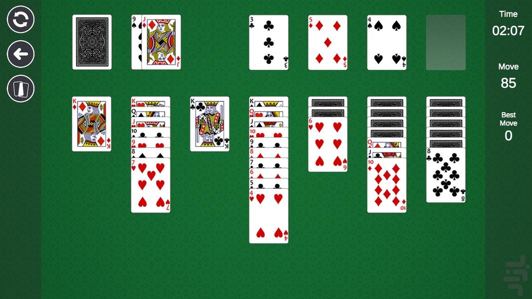 Solitaire (بازی پاسور یک نفره) - عکس بازی موبایلی اندروید