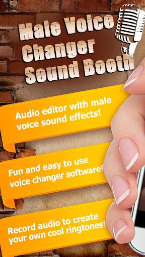 Male Voice Changer Sound Booth - Image screenshot of android app
