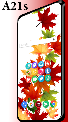 Themes for galaxy A21S: galaxy A21S launcher - عکس برنامه موبایلی اندروید