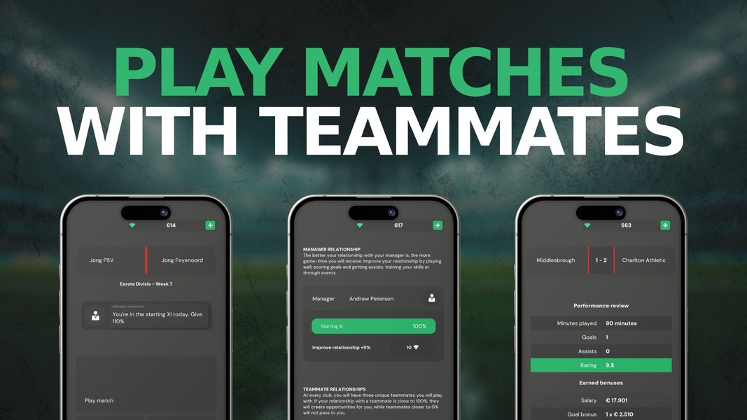 Club Legend - Soccer Game - Gameplay image of android game