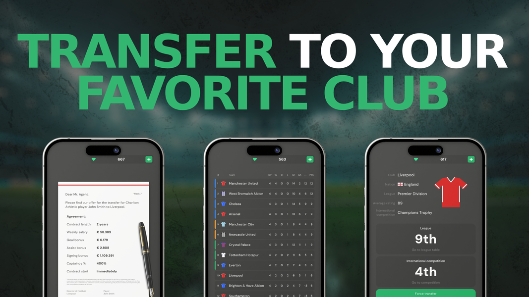 Club Legend - Soccer Game - Gameplay image of android game