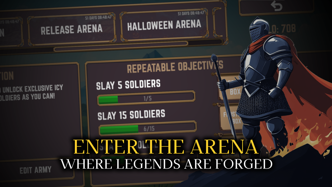 Warforged: Strategy & Battle - Gameplay image of android game