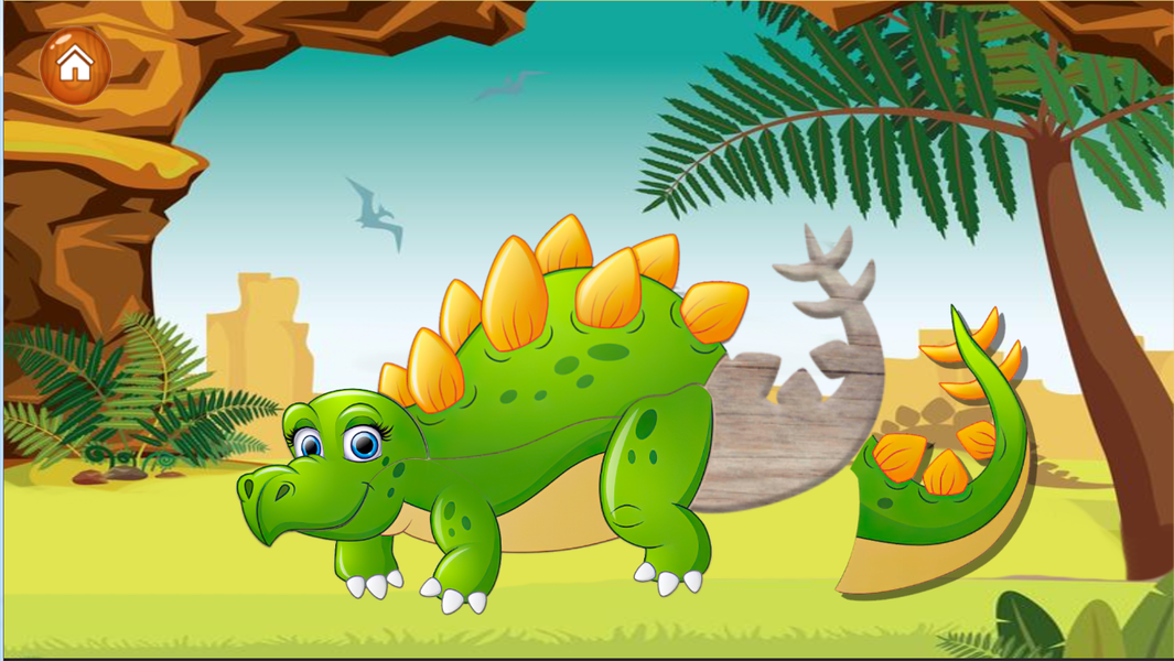 Puzzle dino for kids - عکس بازی موبایلی اندروید