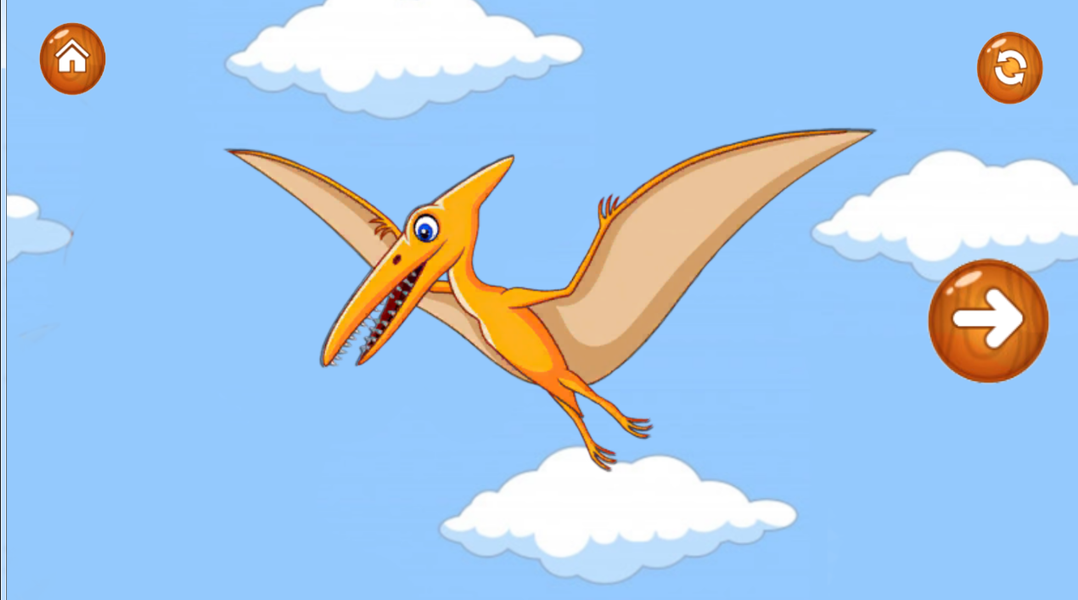 Puzzle dino for kids - Gameplay image of android game