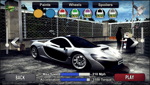 Laren P1 Driving Simulator - Gameplay image of android game