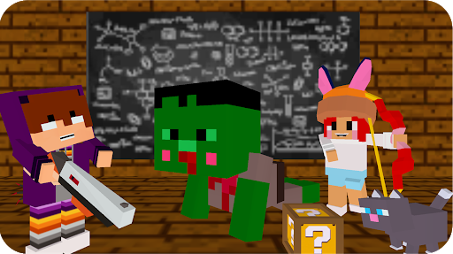 Herobrine and Siren Head : Monster school ۳ - عکس بازی موبایلی اندروید